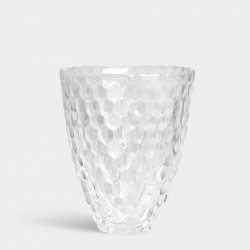ORREFORS CRYSTAL vaas RASPBERRY L H 20cm