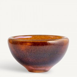 KOSTA BODA schaal BEANS Golden Brown Dia 24,5cm