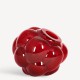 KOSTA BODA sculptuur BERRY TALES robijnrood H 16,5cm