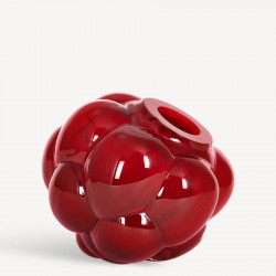 KOSTA BODA sculptuur BERRY TALES robijnrood H 16,5cm
