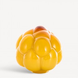 KOSTA BODA sculptuur BERRY TALES amber H 16cm