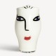 KOSTA BODA vaas OPEN MINDS wit/ zwart