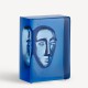 KOSTA BODA sculptuur AZUR MAN blauw H15cm