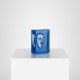 KOSTA BODA sculptuur AZUR MAN blauw H15cm