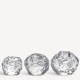 KOSTA BODA waxinelichten/ theelichten SNOWBALL 3 delige giftset
