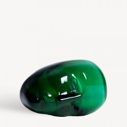 KOSTA BODA sculptuur BRAINS WALK WITH ME groen