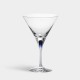 ORREFORS CRYSTAL Martiniglas INTERMEZZO blauw 25cl 2 stuks