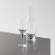 ORREFORS CRYSTAL decanter/ karaf INTERMEZZO blauw 1,12 L