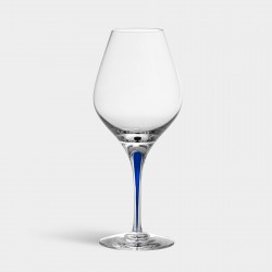 ORREFORS CRYSTAL AROMA wijnproeversglas INTERMEZZO blauw 2 stuks