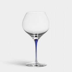 ORREFORS CRYSTAL BOUQUET wijnproeversglas INTERMEZZO blauw 2 stuks
