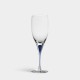 ORREFORS CRYSTAL dessertwijnglas INTERMEZZO blauw 19cl 2 stuks