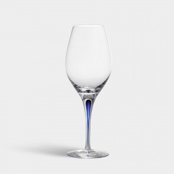 ORREFORS CRYSTAL wijnglas INTERMEZZO blauw 44cl 2 stuks