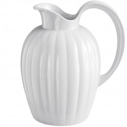 GEORG JENSEN schenkkan BERNADOTTE wit porselein 1,2 L