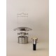 STELTON scheepslamp LED EM RVS/ groot H 43cm