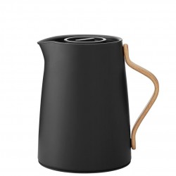 STELTON thermoskan/ theekan EMMA met filter soft black