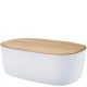 RIG-TIG by Stelton BOX-IT broodtrommel wit met bamboehouten deksel