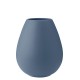 KNABSTRUP vaas EARTH dusty blue H 24cm