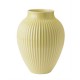 KNABSTRUP vaas RIPPLE lemonyellow H 27cm