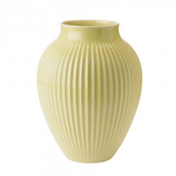 KNABSTRUP vaas RIPPLE lemonyellow H 27cm