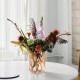KOSTA BODA vaas CRACKLE Amber/ Flamingo H 27cm