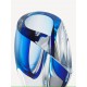KOSTA BODA vaas MIRAGE blauw / blauw H 21cm