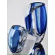 KOSTA BODA vaas MIRAGE blauw / blauw H 21cm