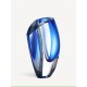 KOSTA BODA vaas MIRAGE blauw / blauw H 31cm