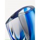 KOSTA BODA vaas MIRAGE blauw / blauw H 31cm