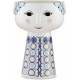 BJORN WIINBLAD vaas EVA donkerblauw H 18,5cm, dia 12,5cm