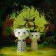 BJORN WIINBLAD vaas EVA soft yellow H 15cm, dia 10cm