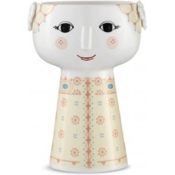 BJORN WIINBLAD vaas EVA soft yellow H 15cm, dia 10cm