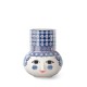 BJORN WIINBLAD vaas OLGA blauw H 20cm, dia 17cm
