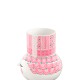 BJORN WIINBLAD vaas OLGA pink H 15cm, dia 13cm