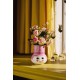 BJORN WIINBLAD vaas OLGA pink H 15cm, dia 13cm