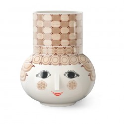BJORN WIINBLAD vaas OLGA sand H 35cm, dia 29cm