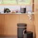 EVA SOLO afvalemmer REFLECT S, zwart kunststof, 6 L