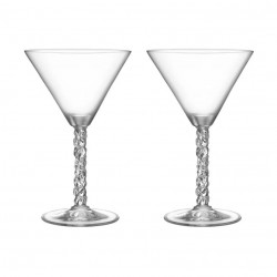 ORREFORS CRYSTAL Martini glas CARAT 24 cl 2 stuks