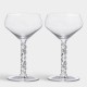 ORREFORS CRYSTAL Champagnecoupe CARAT 25 cl 2 stuks