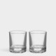 ORREFORS CRYSTAL Whisky glas DOF CARAT 28cl 2 stuks