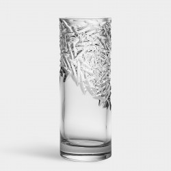 ORREFORS CRYSTAL vaas CARAT UPPER CUT H 37cm