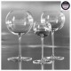 ORREFORS CRYSTAL witte wijnglas GEOMETRY 52 cl 2 stuks