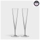 ORREFORS CRYSTAL Champagne flute GEOMETRY 25 cl 2 stuks