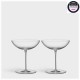 ORREFORS CRYSTAL Cocktail/ Champagne coupe GEOMETRY 26 cl 2 stuks