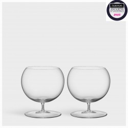 ORREFORS CRYSTAL Cognac glazen GEOMETRY 67 cl 2 stuks