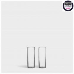 ORREFORS CRYSTAL Tequilla/ borrelglazen GEOMETRY 7 cl 2 stuks