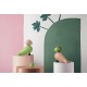 KAY BOJESEN LOVEBIRDS pink/ groen set 2 stuks H 9cm