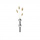 STOFF Nagel vaas Chrome H 10cm