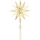 GEORG JENSEN CHRISTMAS TOP STAR LYRA 2025 18 K goldplated Large