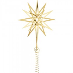 GEORG JENSEN CHRISTMAS TOP STAR LYRA 2025 18 K goldplated Large