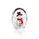 MALERAS sculptuur MERRY CHRISTMAS sneeuwpop H 10cm
